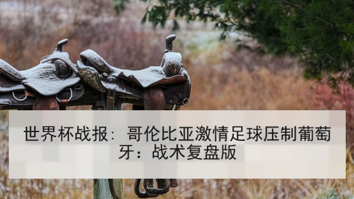 世界杯战报: 哥伦比亚激情足球压制葡萄牙：战术复盘版