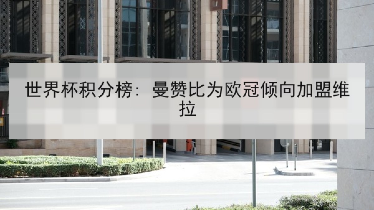 世界杯积分榜: 曼赞比为欧冠倾向加盟维拉